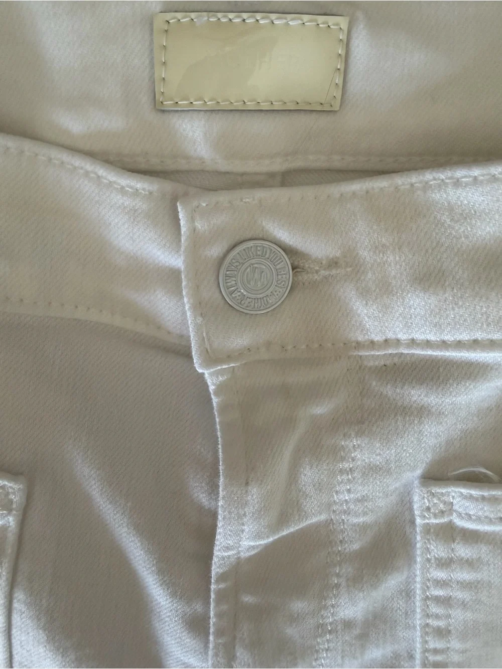 Mother Patch Pocket Undercover Sneak Wide-Leg Jeans in Fairest of Them All 29